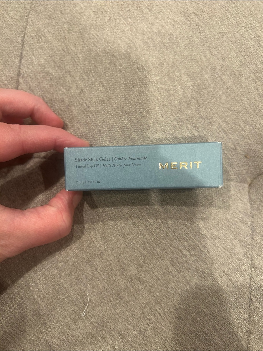 Merit tinted lip oil